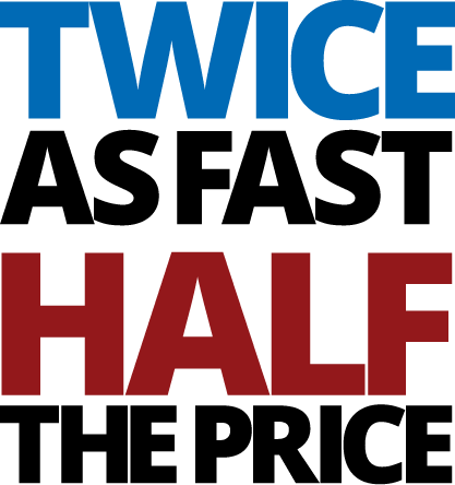 halfcost twicefast 2017e